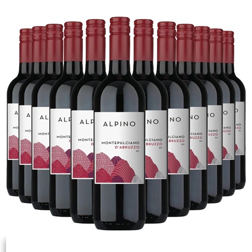 Case of 12 Alpino Montepulciano d'Abruzzo 75cl Red Wine